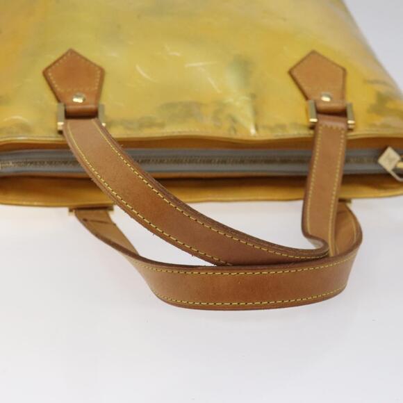 LOUIS VUITTON Monogram Vernis Houston Hand Bag Gris M91053 - Picture 7 of 16